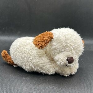 Jellycat Fluffy Napping Nipper Cream and Brown Puppy Plush